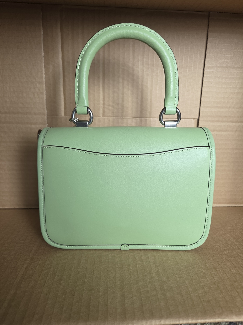 COACH Rogue Top Handle Pale Pistachio Bag - Picture 2 of 16